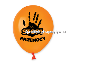 Balon Profilaktyczny STOP przemocy zestaw 10 sztuk 
