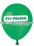 Balony profilaktyczne „Żyj pełnią – offline!” zestaw 50 sztuk   