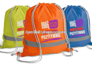 Plecakoworek profilaktyczny z odblaskiem Profilaktyka Pozytywna