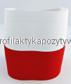 Opaska biało-czerwona DLA DZIECKA na ramię na gumce – sz 10cm flaga Polski.png