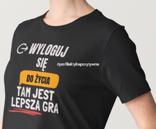koszulka wyloguj się do życia.png