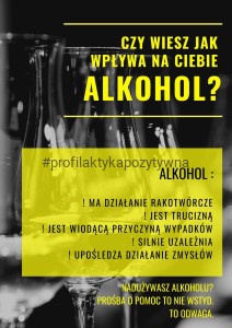 Plakat - Alkohol 