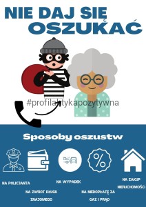 Ulotka - Nie daj się oszukać