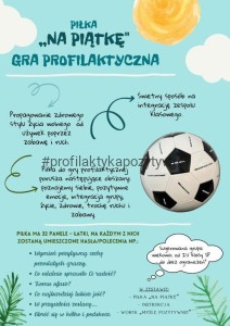 Gra profilaktyczna - piłka "na piątkę"