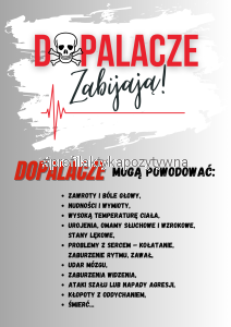 Ulotka - Dopalacze