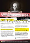 Plakat - Dopalacze