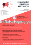 Plakat REAGOWANIE W SYTUACJACH KRYZYSOWYCH