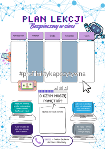 Plan lekcji „Bezpieczny w sieci” 