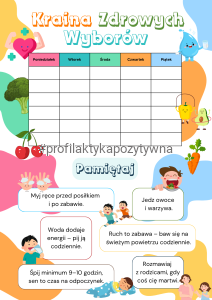 Plan tygodnia „Kraina Zdrowych Wyborów” 