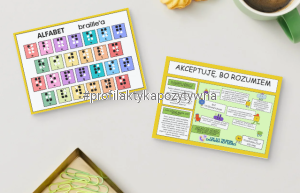 Broszura edukacyjna  Tolerancja  – „Alfabet Braille’a” 