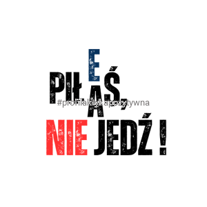 Naklejka profilaktyczna „Piłeś, NIE jedź!”