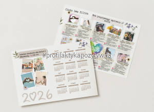 Broszura profilaktyczna "ROK pozytywnego myślenia o sobie” + Kalendarz 2026