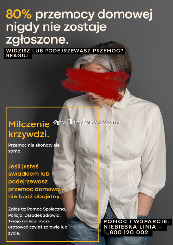Plakat Doświadczasz albo dostrzegasz Przemoc 2.png