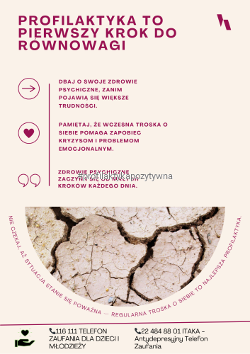 Plakat profilaktyczny „Dbaj o swoje zdrowie psychiczne”.png