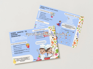 Broszura profilaktyczna Dobre nawyki żywieniowe Dzieci