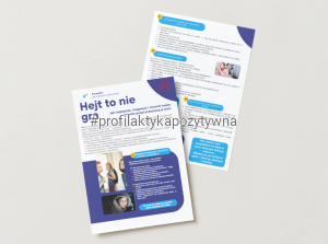 Broszura przemoc rówieśnicza - Hejt to nie gra poradnik dla Rodziców i Opiekunów