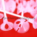 Patyczki i koszyczki do balonów komplet 10 szt.