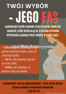 Plakat FAS - Profilaktyka społeczna