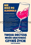 Plakat „Nie jedź po alkoholu”