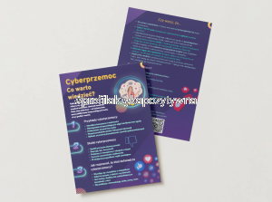 Ulotka Cyberprzemoc – co warto wiedzieć?