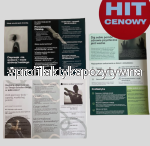 Pakiet 3 ulotek depresja i zdrowie psychiczne profilaktyka