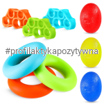Profilaktyczny ZESTAW 9 GUM DO REHABILITACJI ĆWICZEŃ RĄK PALCÓW NADGARSTKA ANTYSTRESOWY