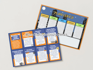 Plan lekcji „Bezpieczny w sieci” w formacie A5