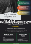 Plakat Depresja młodzież