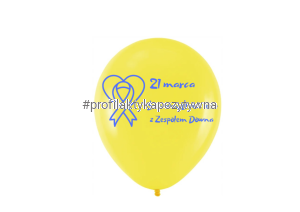 BALON – 21 MARCA Światowy Dzień Osób z Zespołem Downa zestaw 50 sztuk 